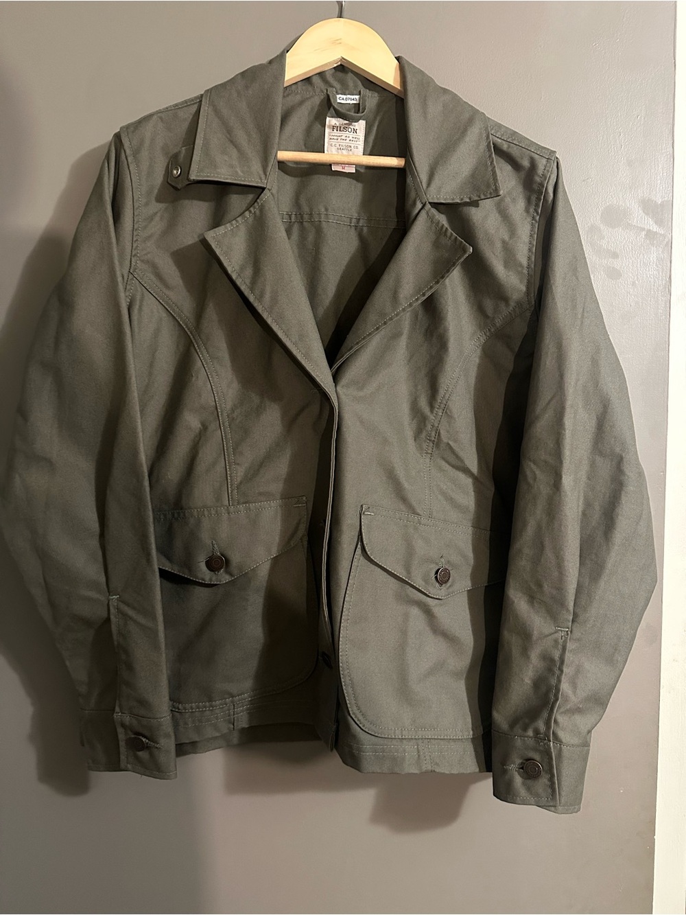 Filson Olive Green Military Field Jacket